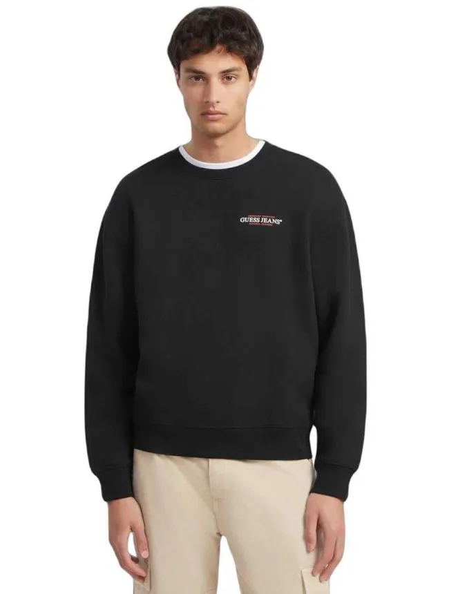 Guess - crni muški duks