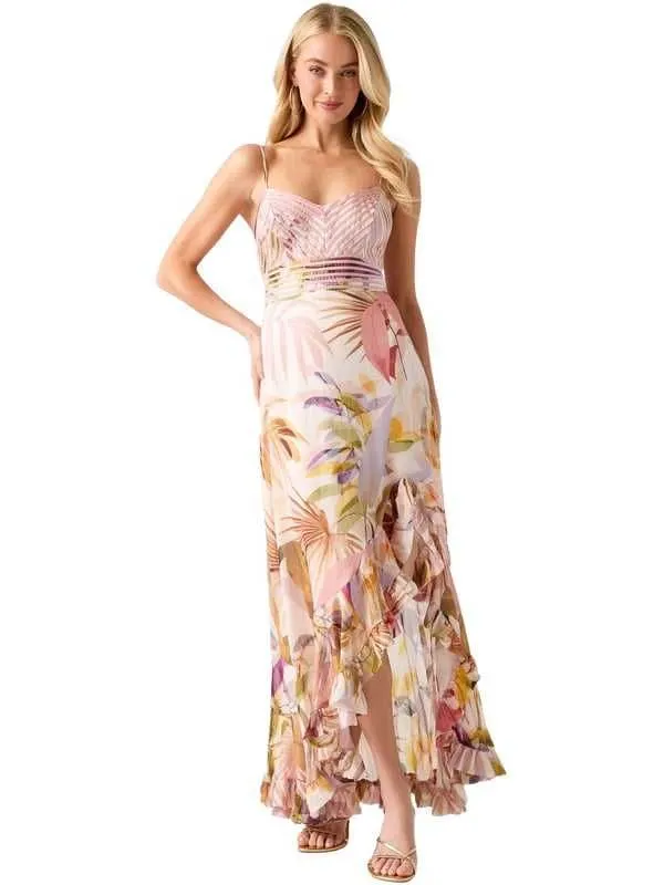 Guess - cvetna maxi haljina