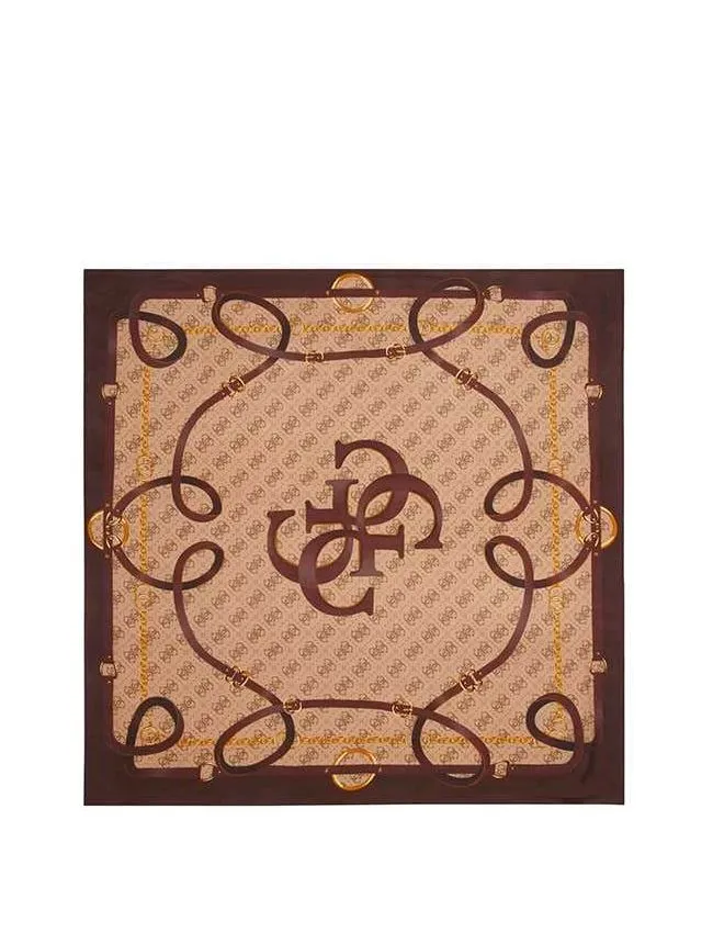 Guess - Ženska braon logo marama