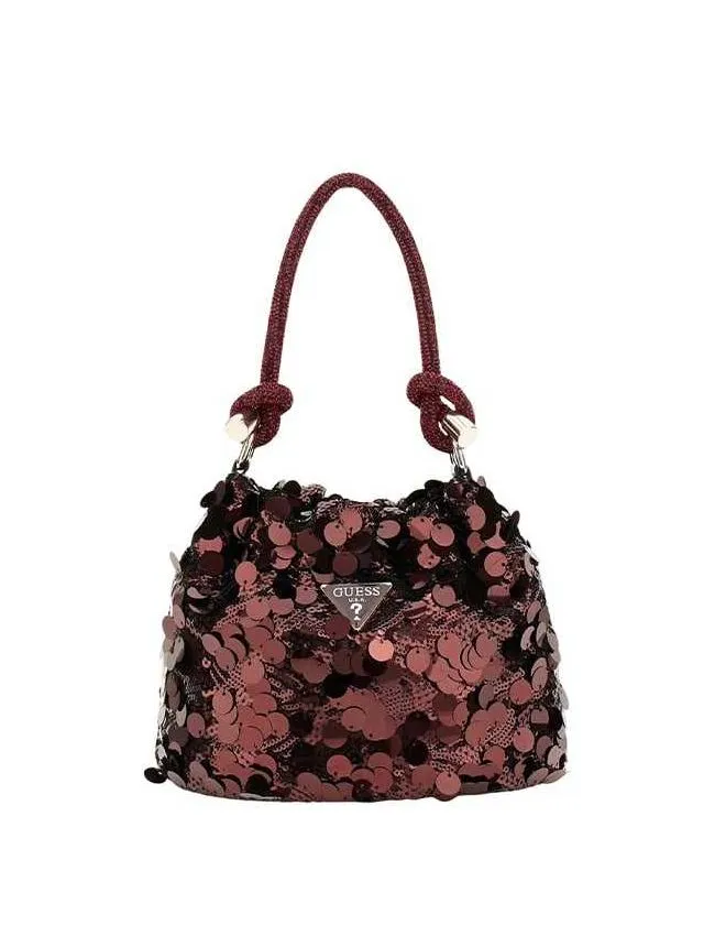 Guess - Ženska torbica sa šljokičastim diskićima