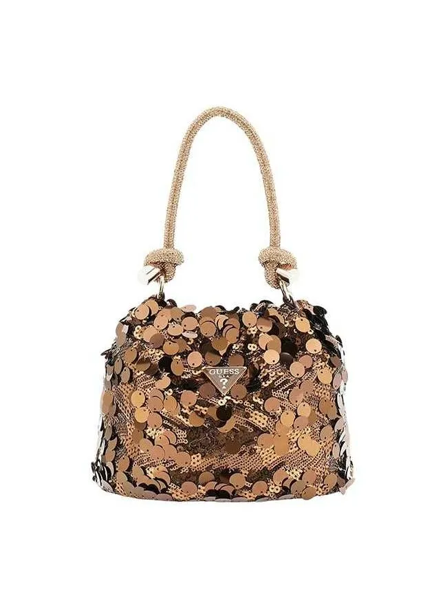 Guess - Ženska torbica sa šljokičastim diskićima