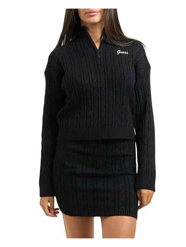 Guess - Ženski džemper sa kratkim zipom