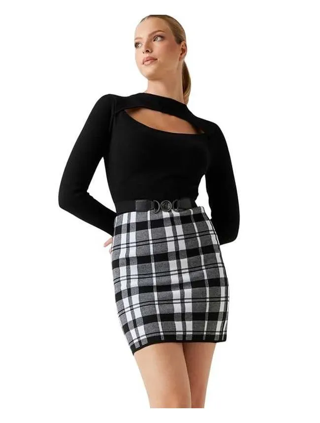 Guess - karirana mini haljina