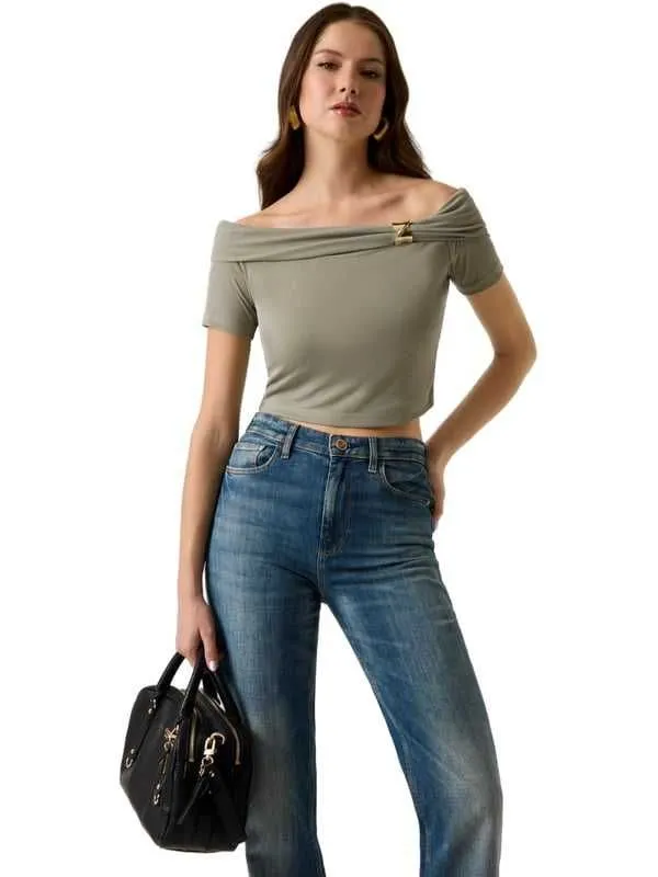 Guess - maslinasta ženska majica