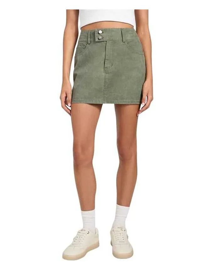 Guess - maslinasta mini suknja