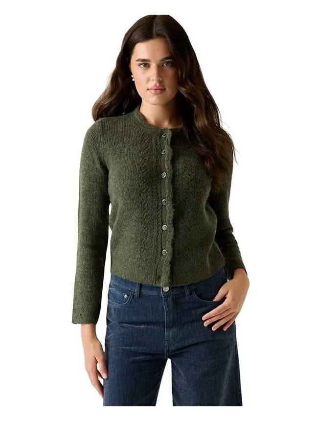 Guess - maslinasti ženski džemper