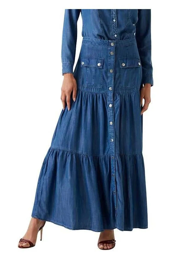 Guess - maxi denim suknja