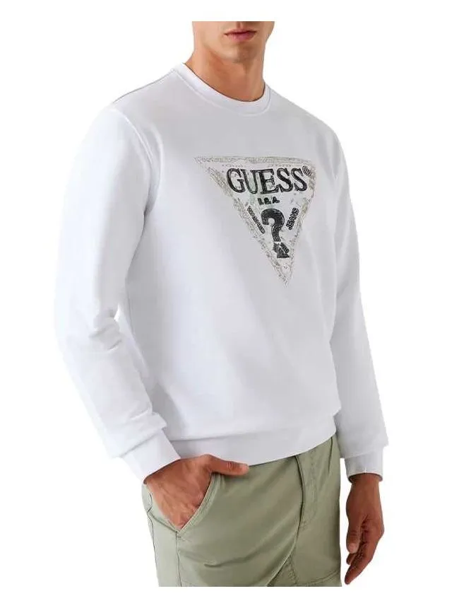 Guess - pamučna dukserica za muškarce