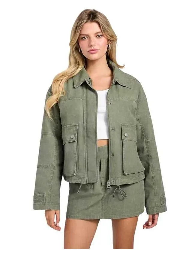 Guess - pamučna ženska jakna