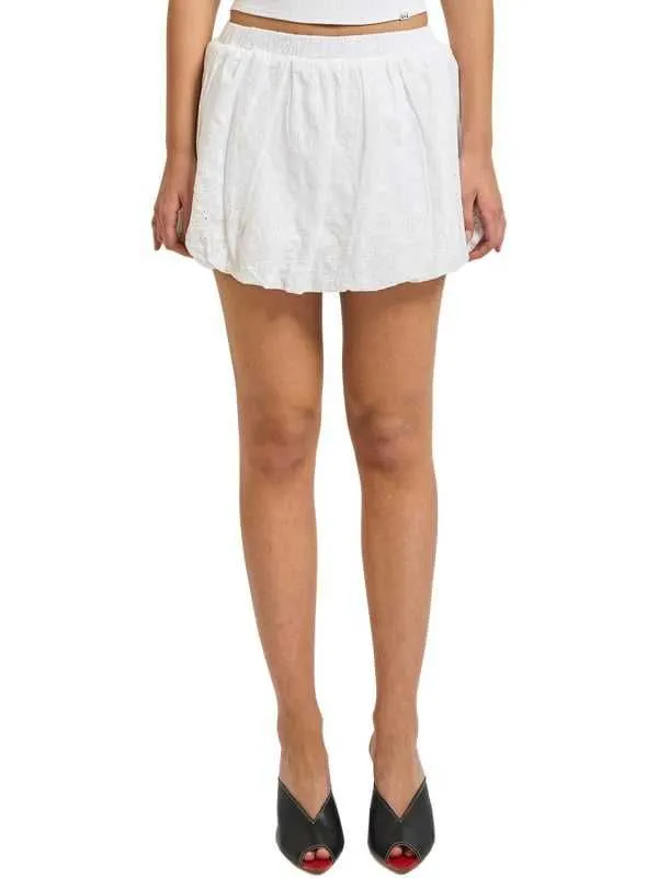 Guess - pamučna mini suknja