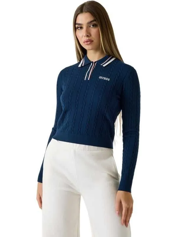 Guess - pletena ženska polo majica