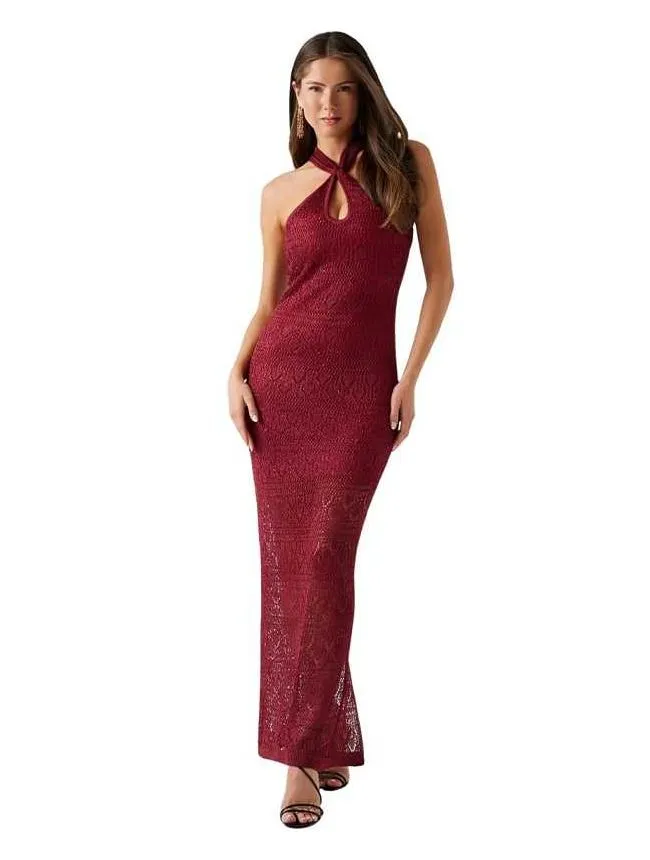Guess - pletena maxi haljina