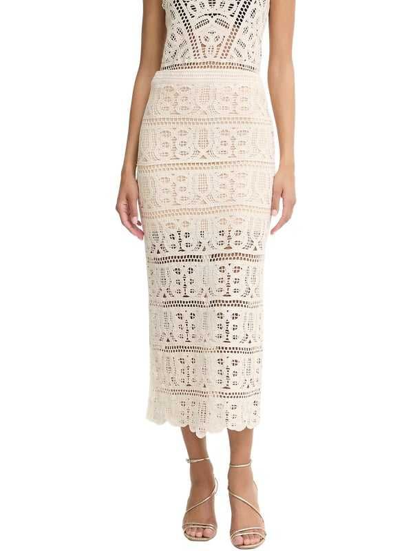 Guess - pletena midi suknja