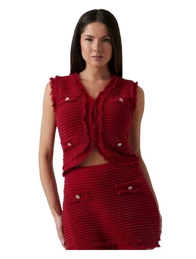 Guess - pleteni ženski prsluk