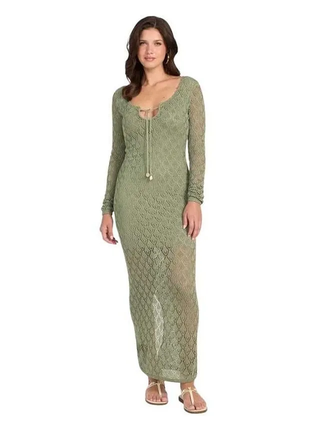 Guess - rupičasta maxi haljina