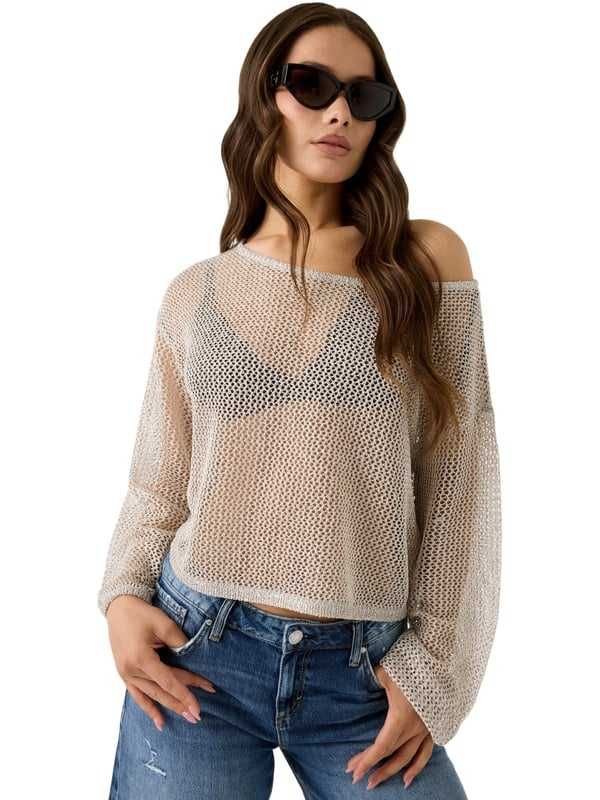 Guess - rupičasti ženski džemper
