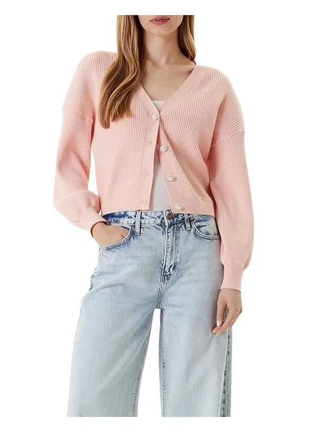 Guess - svetloroze ženski džemper