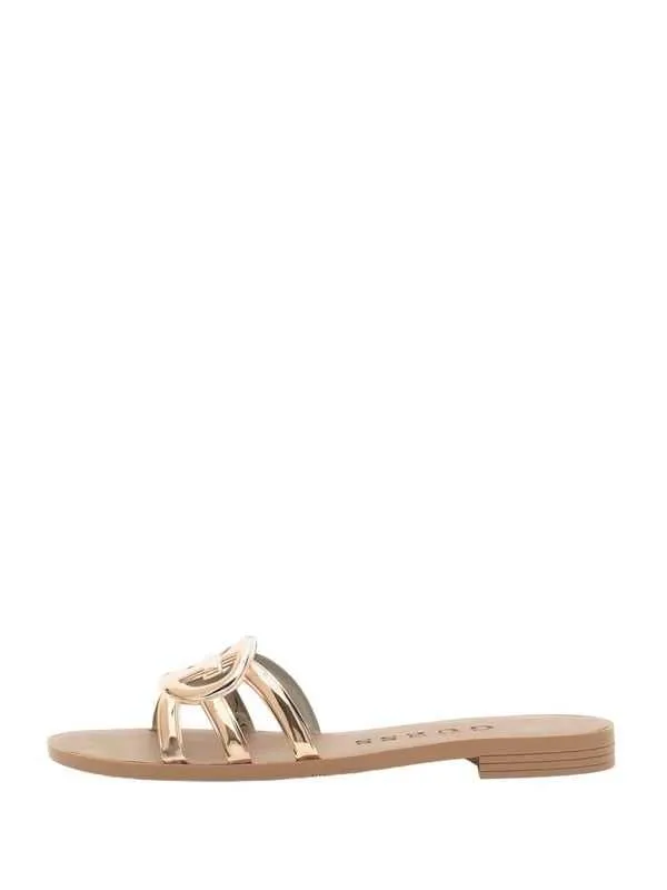 Guess - zlatne ženske papuče