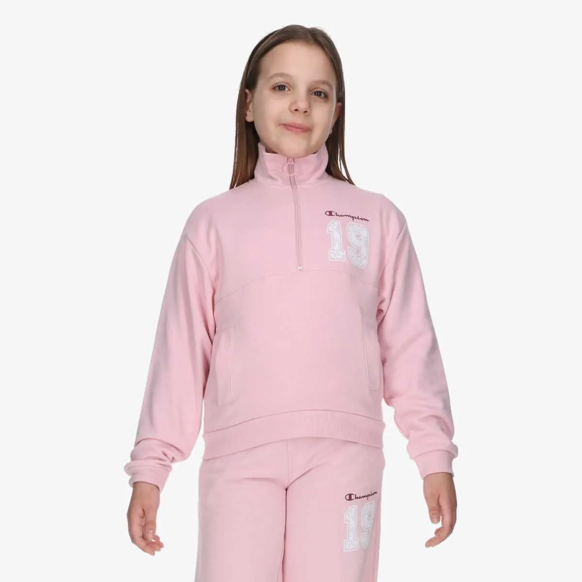 Half zip sweatshirt