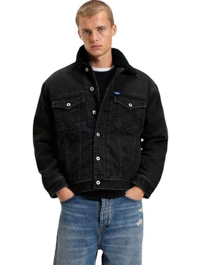 Hugo - crna denim muška jakna