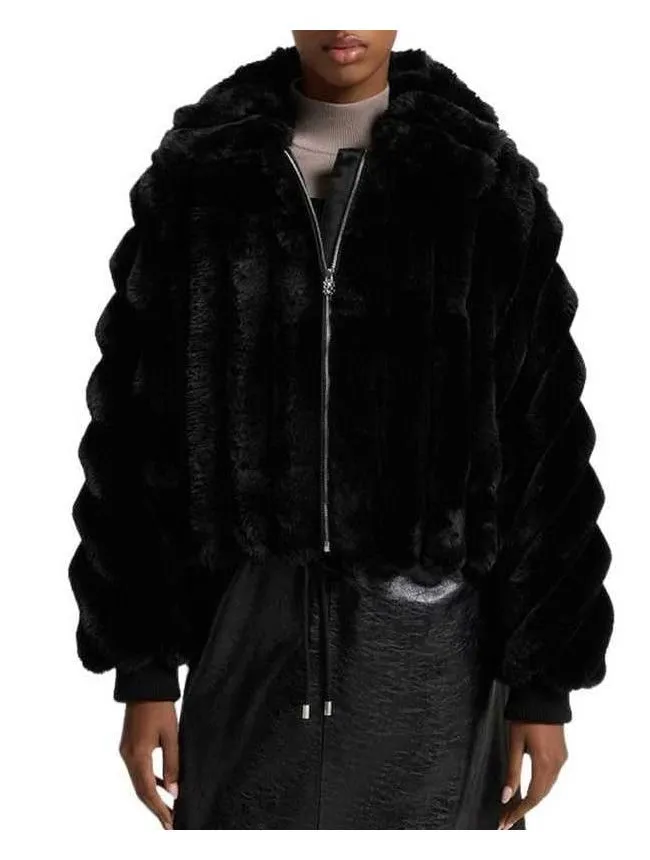 Hugo - crna ženska bunda