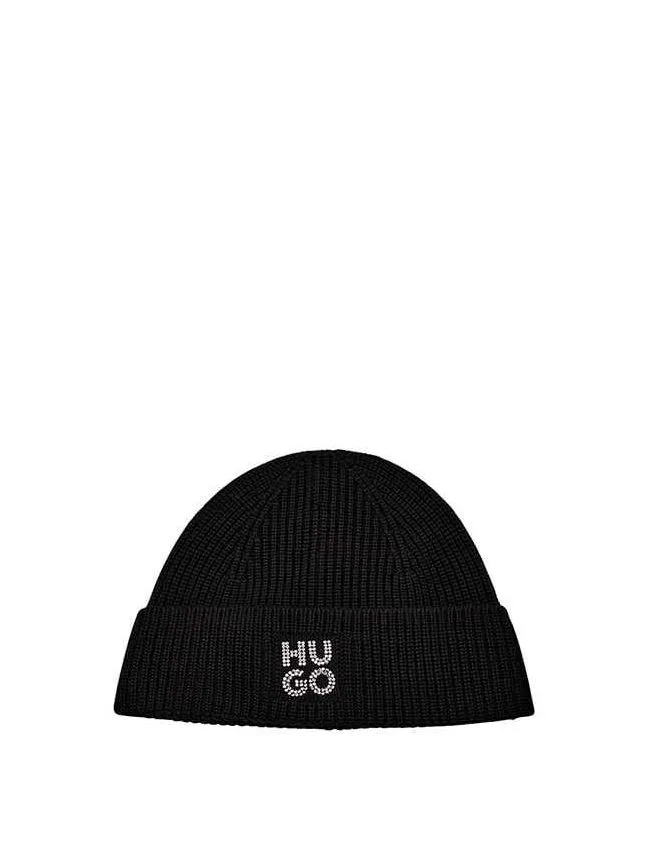 Hugo - crna ženska kapa