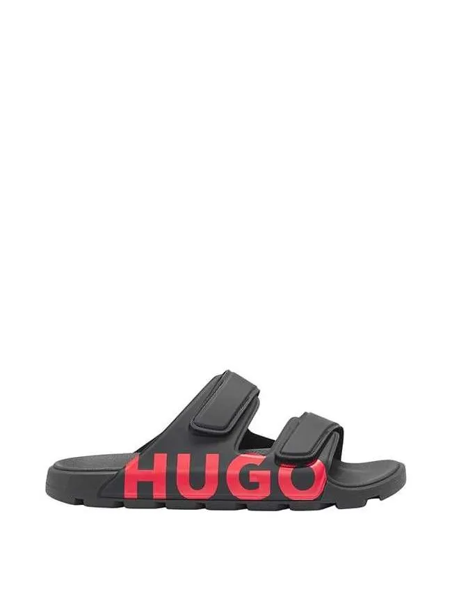 Hugo - crne muške papuče