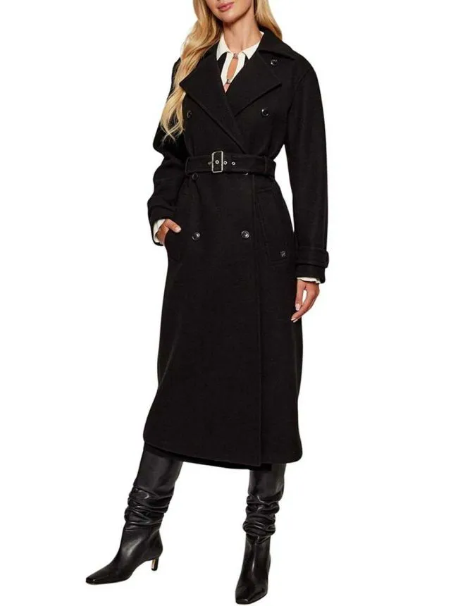 Hugo - crni kaput za žene