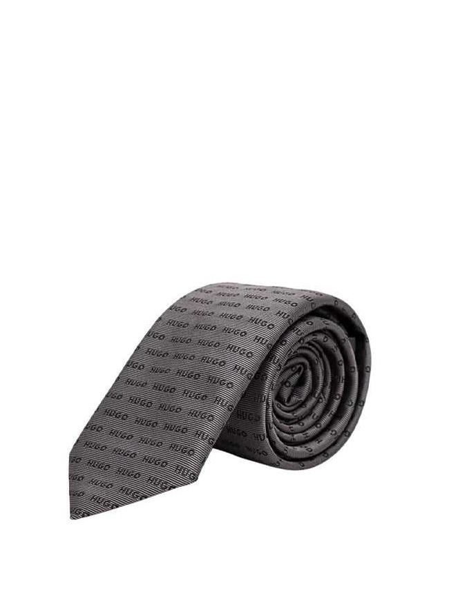 Hugo - logo print muška kravata