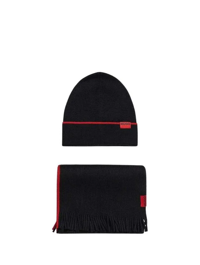 Hugo - muška kapa i šal u setu--