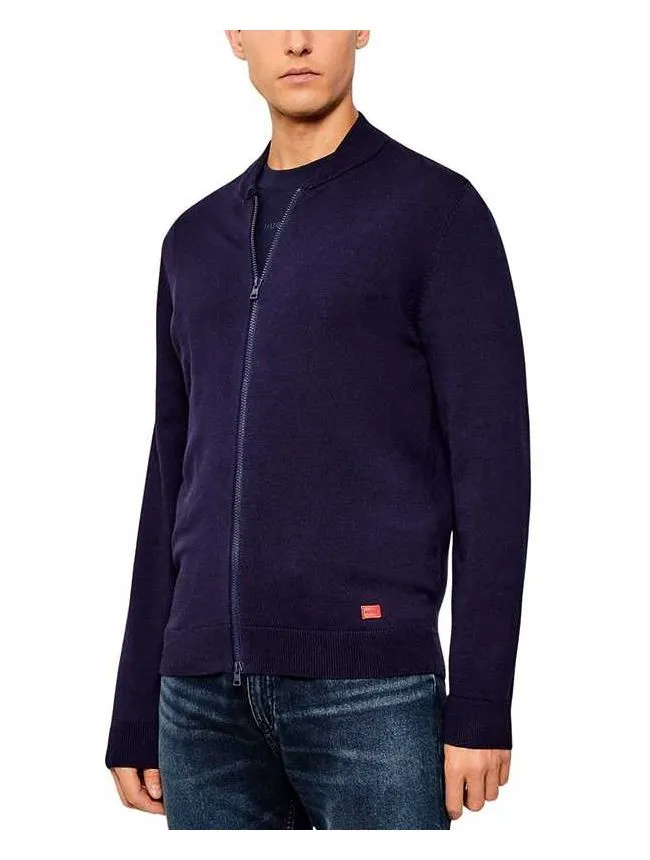 Hugo - muški džemper sa zipom