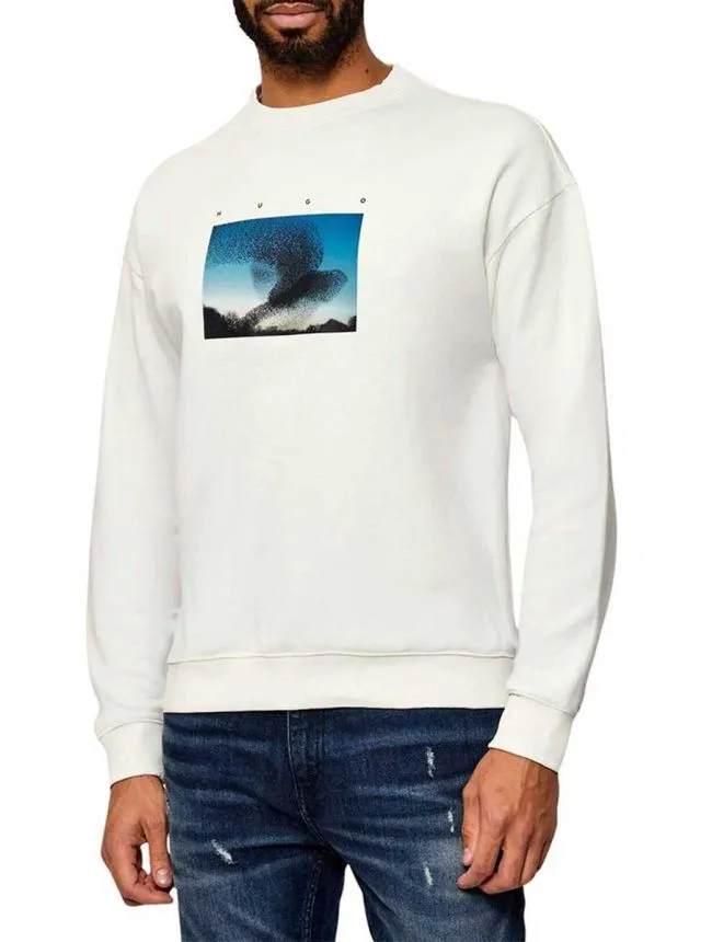 Hugo - muški duks sa printom