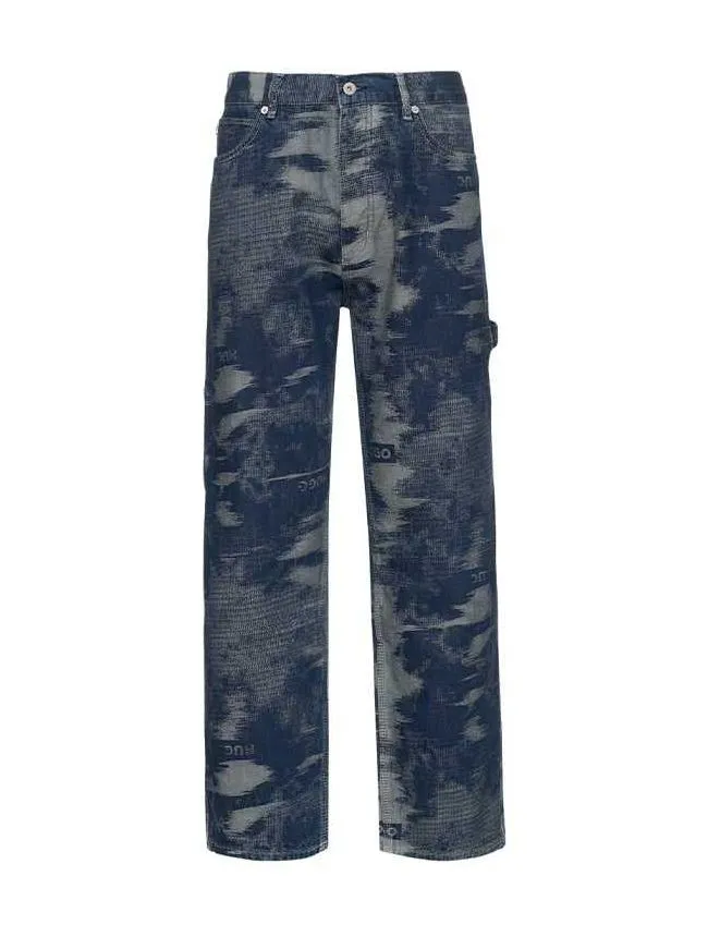 Hugo - plavo-sive muške traperice