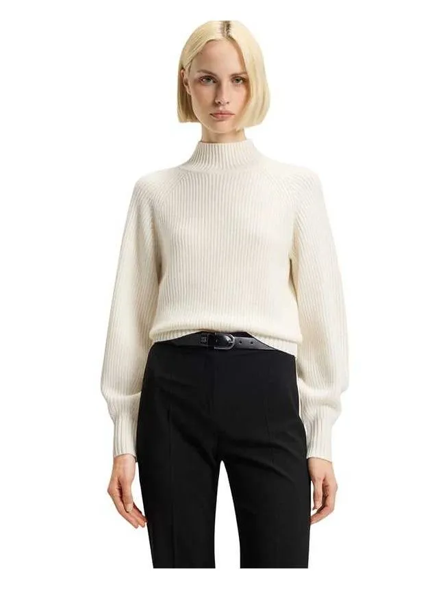 Hugo - prljavo beli ženska džemper