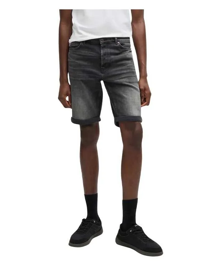 Hugo - sive denim muške bermude