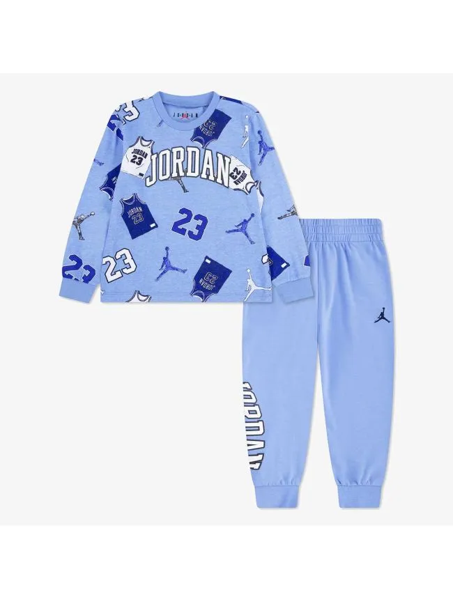 Jdn mj 23 jersey ls pant  set