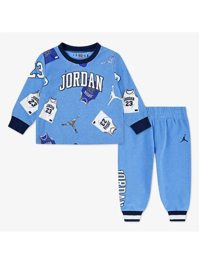 Jdn mj 23 jersey ls pant  set