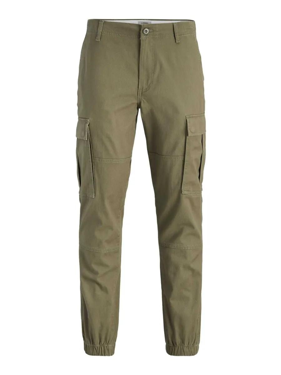 Jj rebel cargo pantalone michael slim show maslinaste