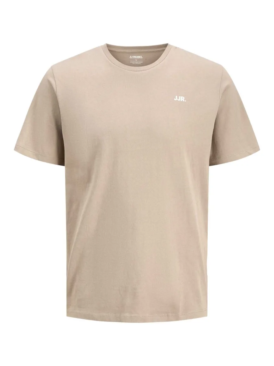 Jj rebel muška majica logo tee bež