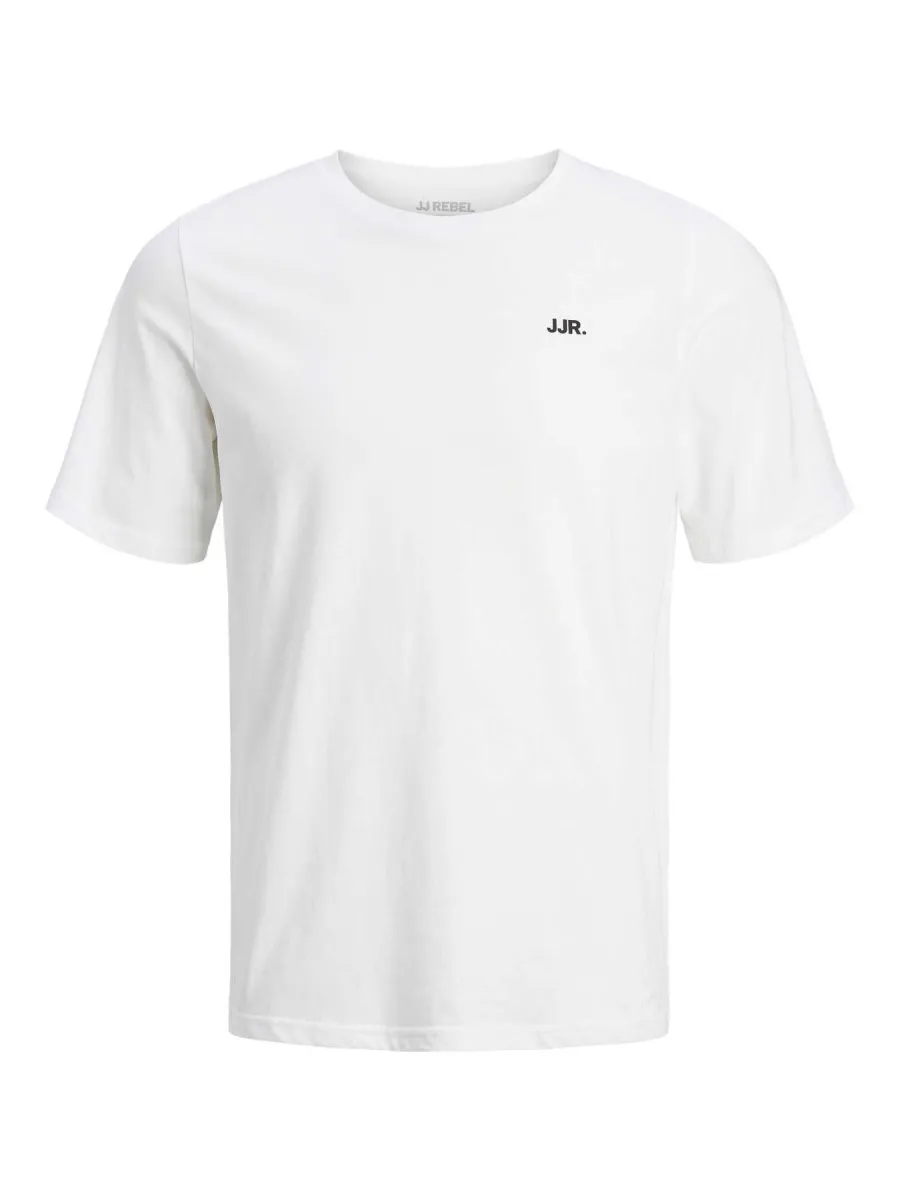 Jj rebel muška majica logo tee bela