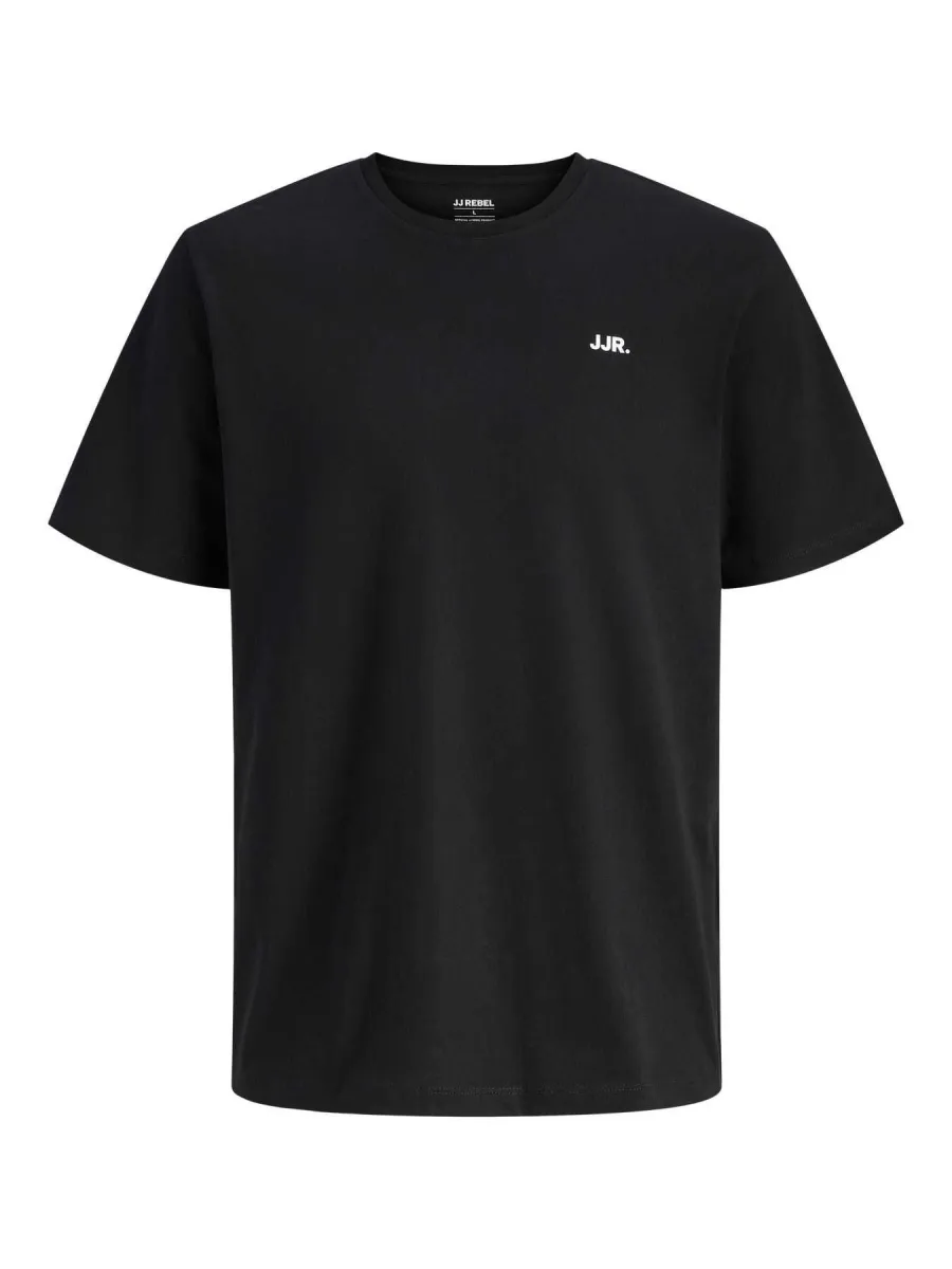 Jj rebel muška majica logo tee crna