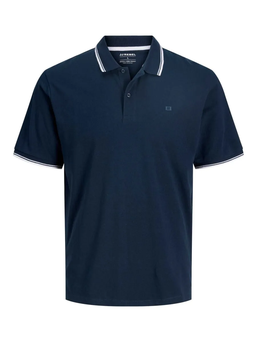 Jj rebel muška polo majica zell teget