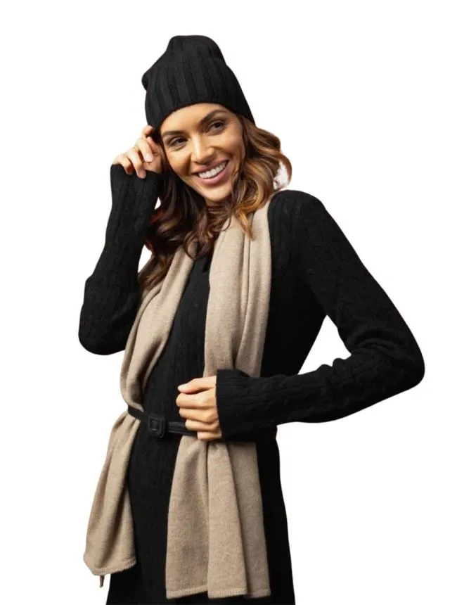 Kašmirska kapa “essential black”