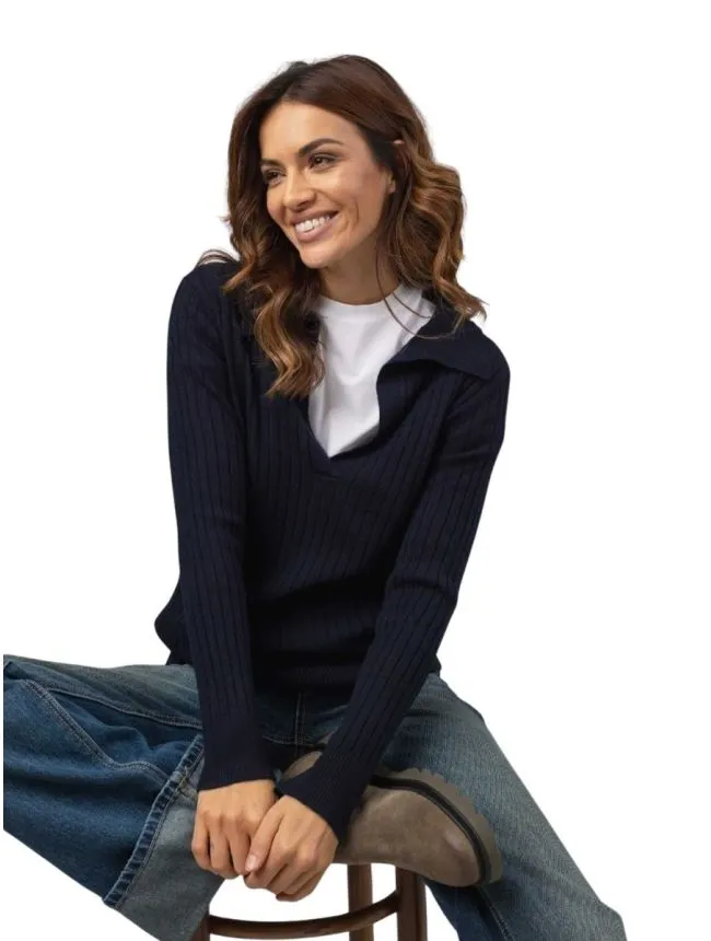 Kašmirski teget džemper