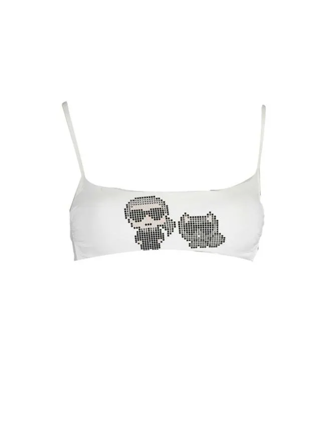 Karl lagerfeld Ženski kupaĆi gornji deo kl22wtp04