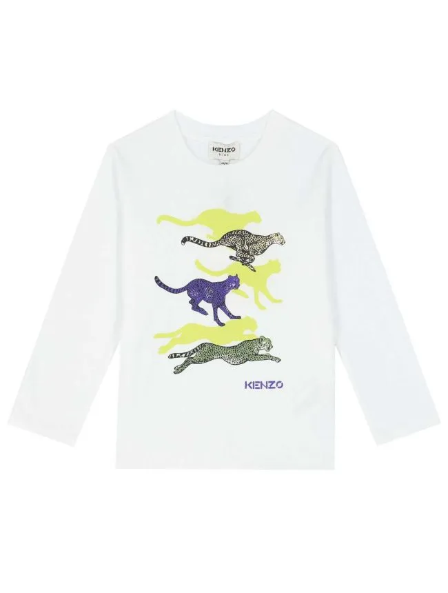 Kenzo deČija majica dugih rukava k25664/10p