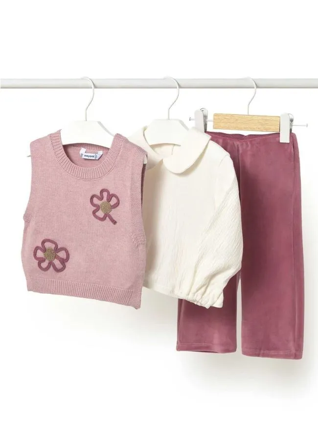 Komplet majica, prsluk i pantalone may