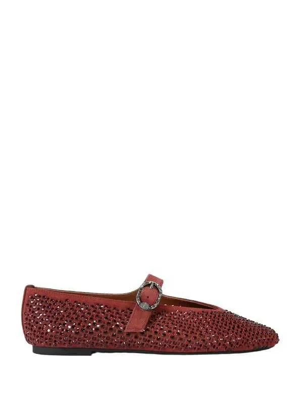 Kurt geiger - bordo ženske baletanke