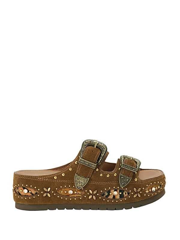 Kurt geiger - braon ženske papuče