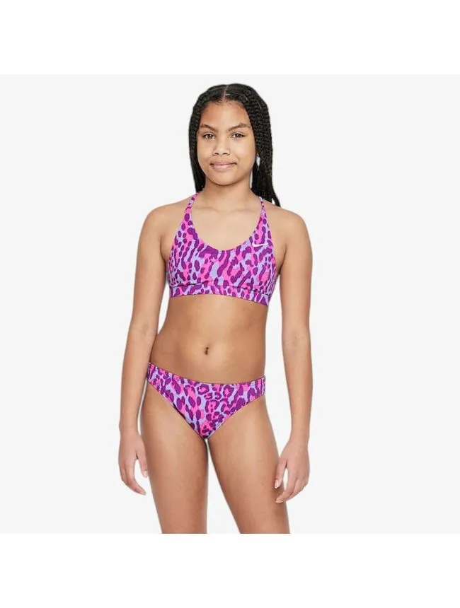 Lace up bikini set